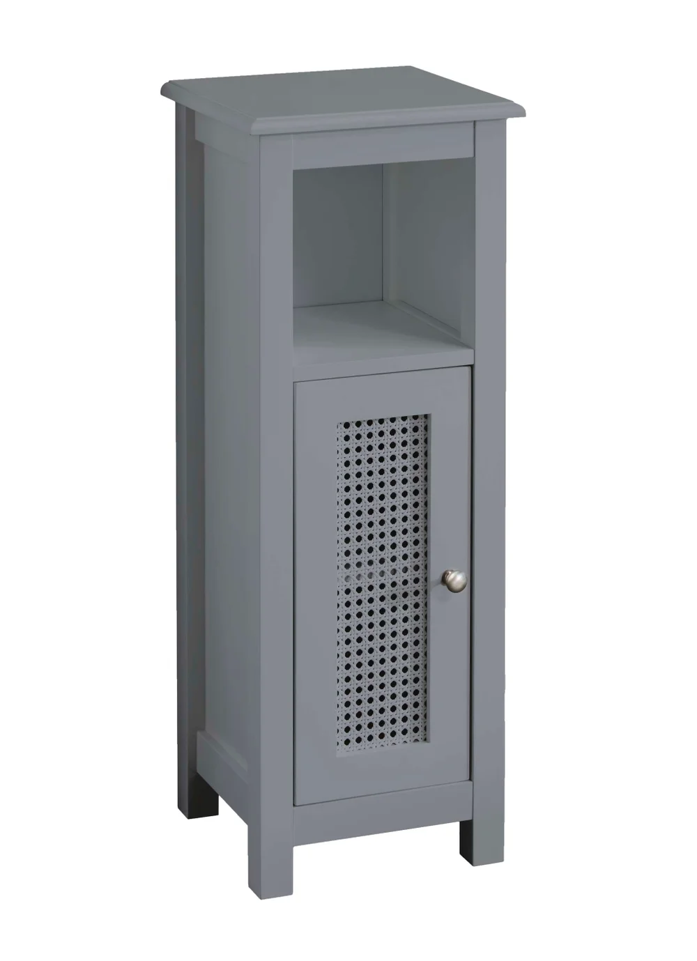 Lloyd Pascal Raffia Single Door Cabinet Grey - One Size Image 5