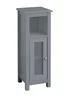Lloyd Pascal Raffia Single Door Cabinet Grey - One Size Image 5