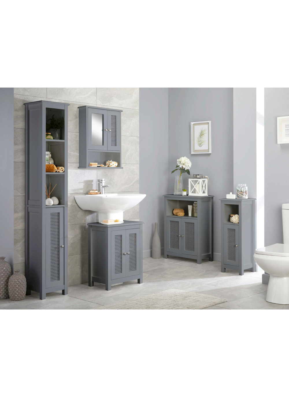 Lloyd Pascal Raffia Console Grey - One Size Image 4