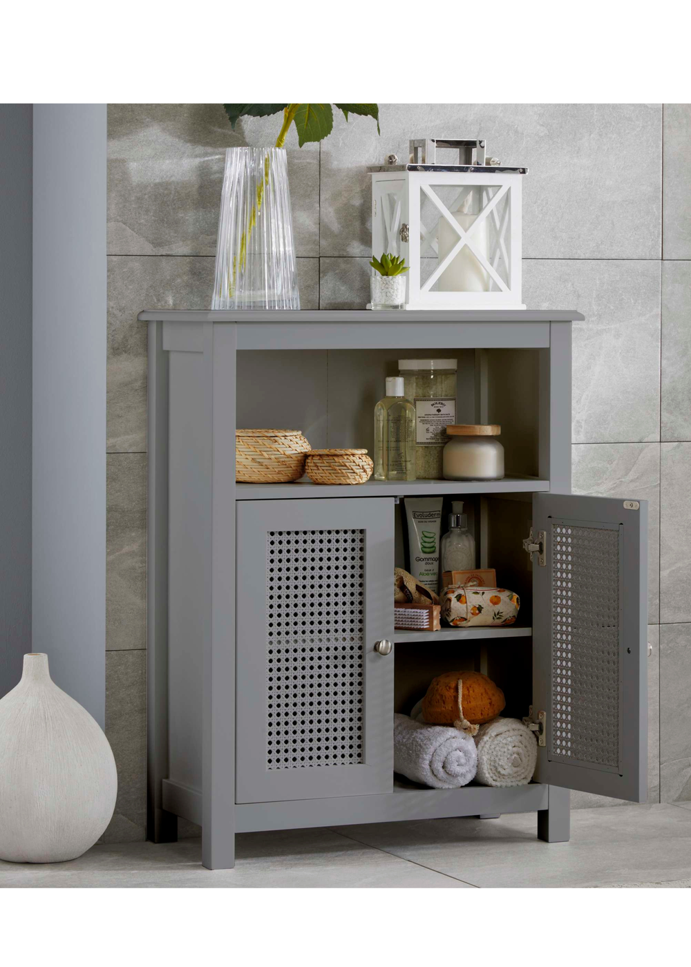 Lloyd Pascal Raffia Console Grey - One Size Image 3