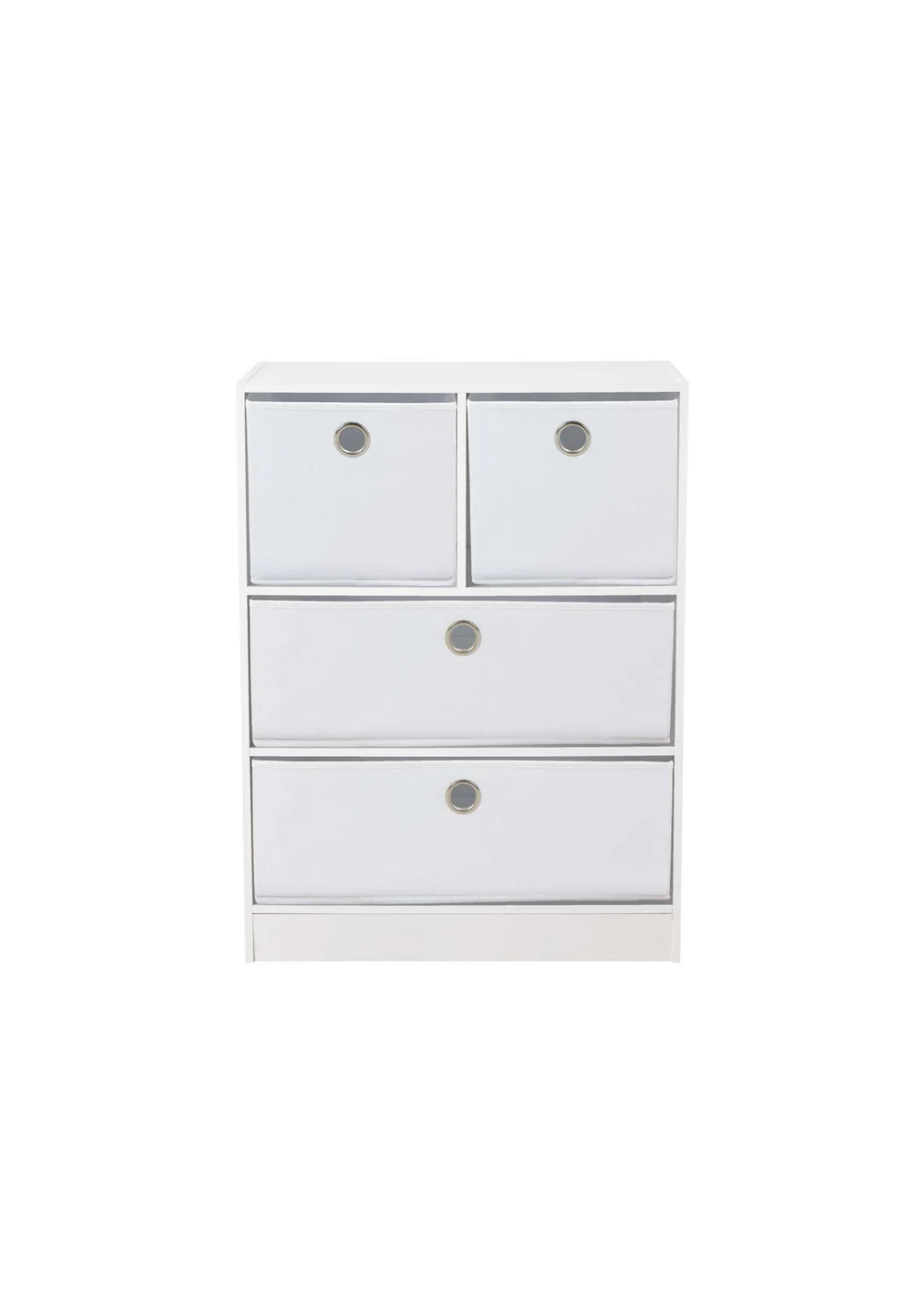 Lloyd Pascal Jazz 2+2 Storage Unit White (83cm x 63cm x 30cm) - One Size Image 3