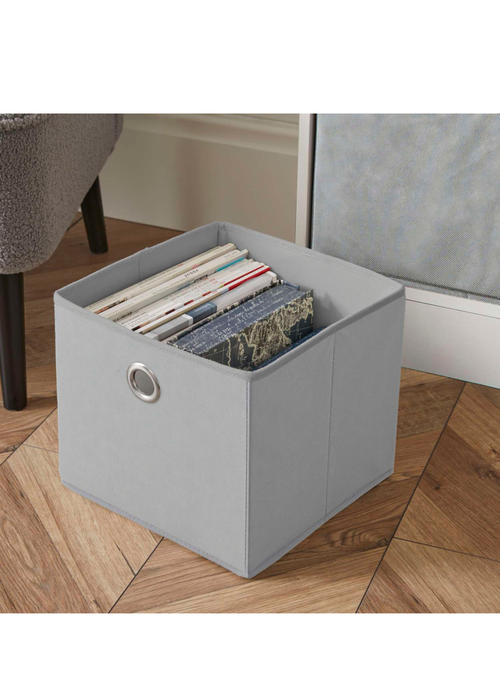 Lloyd Pascal Jazz 6 Cube Storage Unit Grey (65cm x 95cm x 30cm) - One Size Image 3