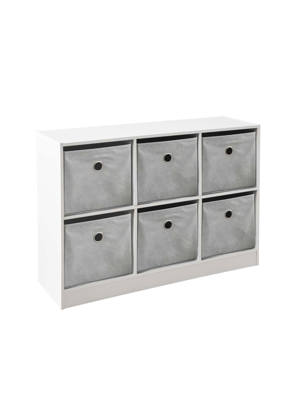 Lloyd Pascal Jazz 6 Cube Storage Unit Grey (65cm x 95cm x 30cm) - One Size Image 2