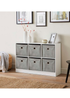 Lloyd Pascal Jazz 6 Cube Storage Unit Grey (65cm x 95cm x 30cm) - One Size Image 4