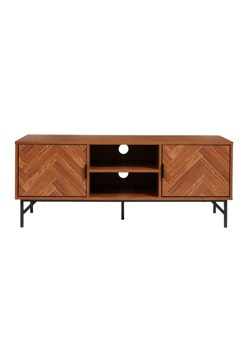 Lloyd Pascal Caprio TV unit with Metal Legs (48cm x 120cm x 40cm) - One Size Image 1
