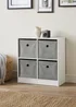Lloyd Pascal Jazz 4 Cube Storage Unit Grey (65cm x 63cm x 30cm) - One Size Image 2