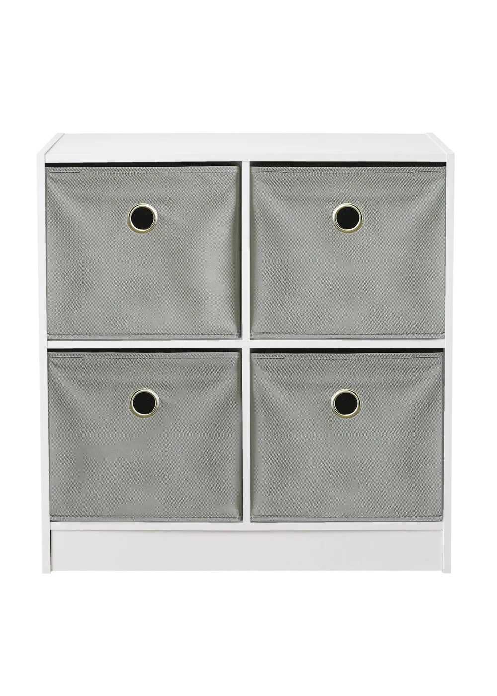 Lloyd Pascal Jazz 4 Cube Storage Unit Grey (65cm x 63cm x 30cm) - One Size Image 1