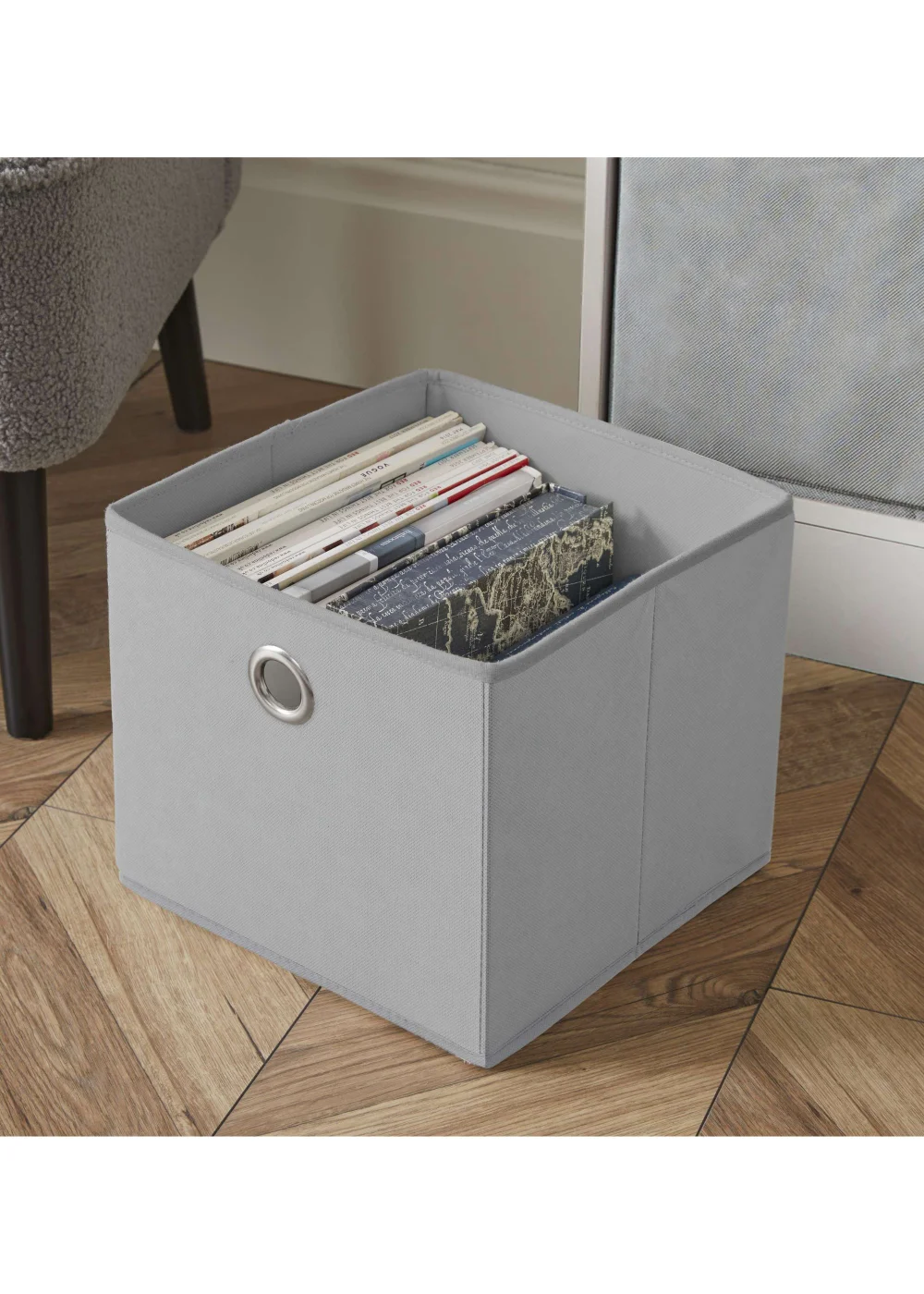 Lloyd Pascal Jazz 4 Cube Storage Unit Grey (65cm x 63cm x 30cm) - One Size Image 3