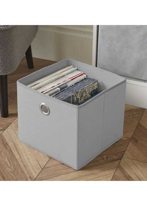Lloyd Pascal Jazz 4 Cube Storage Unit Grey (65cm x 63cm x 30cm) - One Size Image 3