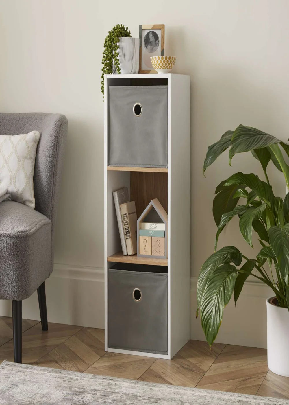 Lloyd Pascal 3 Cubes Storage Unit (90cm x 30cm x 29cm) - One Size Image 4