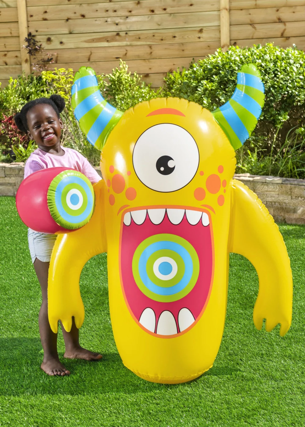 Bestway Monster Knockout Inflatable Bop Bag (120cm x 99cm x 51cm) - One Size Image 4