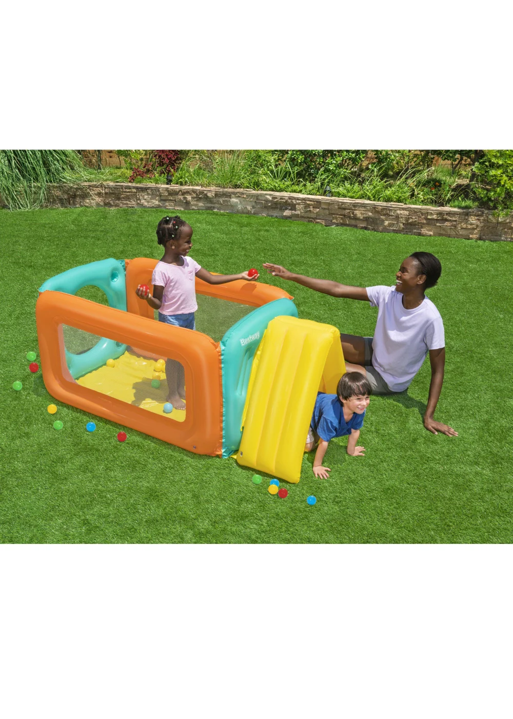 Bestway Tunneltopia Inflatable Ball Pit (70cm x 178cm x 91cm) - One Size Image 5