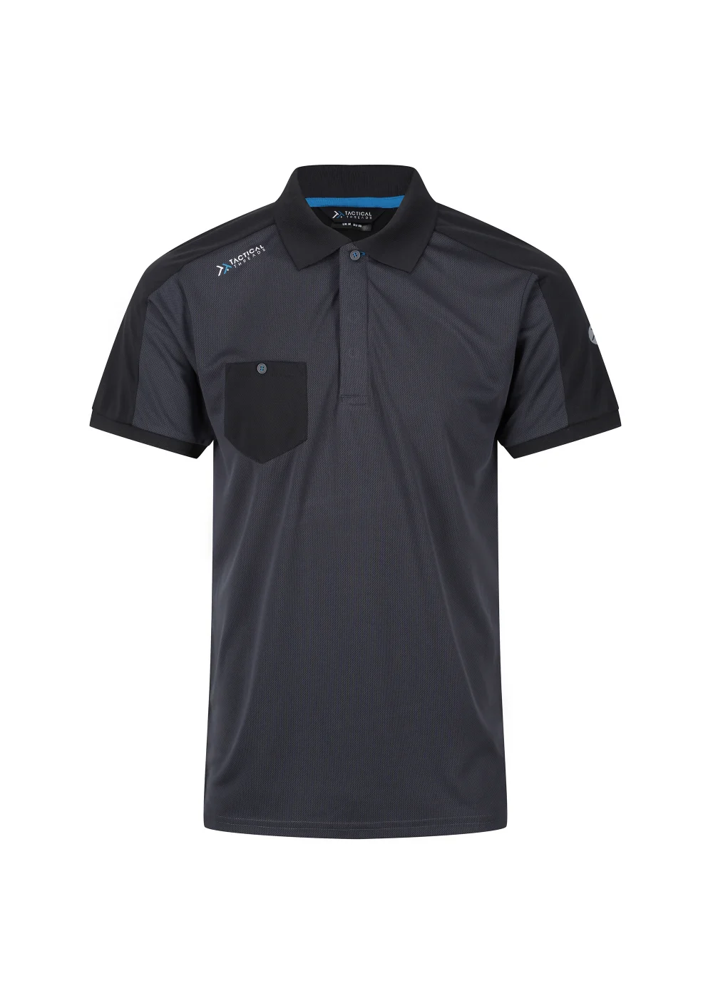 Regatta Grey Moisture Wicking Polo Shirt - S Image 1
