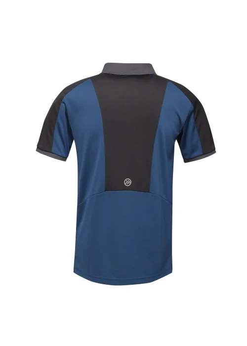 Regatta Blue Moisture Wicking Polo Shirt - S Image 2