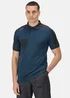 Regatta Blue Moisture Wicking Polo Shirt - S Image 3