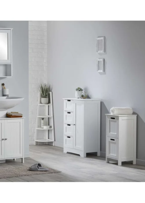 Lloyd Pascal Storage Cabinet with 4 Drawers and Single Door (82cm x 56cm x 30cm) - One Size Image 5