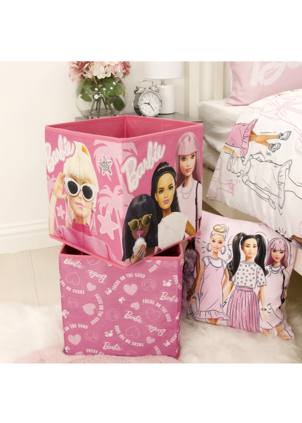 Barbie Shades 2 Pack Storage Box (30cm x 30cm) - One Size Image 2