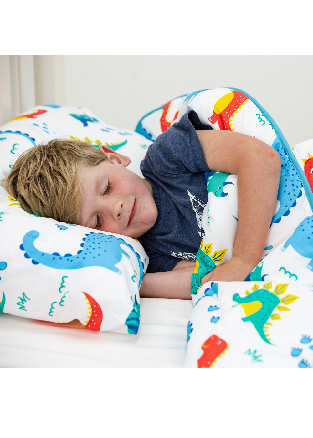 Rest Easy Sleep Better Dino Coverless Duvet Set (4 Tog) - Junior Image 2