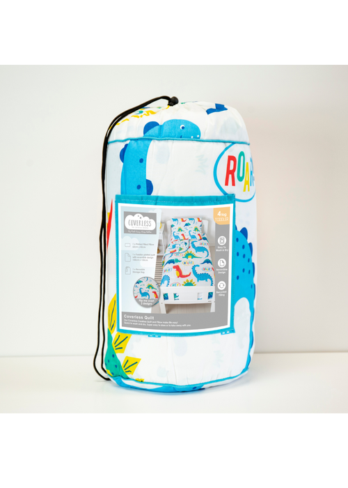 Rest Easy Sleep Better Dino Coverless Duvet Set (4 Tog) - Junior Image 5