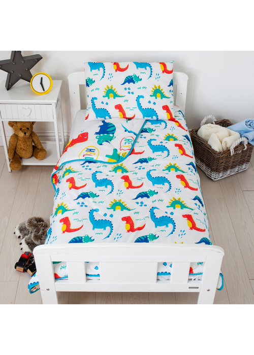 Rest Easy Sleep Better Dino Coverless Duvet Set (4 Tog) - Junior Image 3
