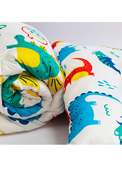 Rest Easy Sleep Better Dino Coverless Duvet Set (4 Tog) - Junior Image 4