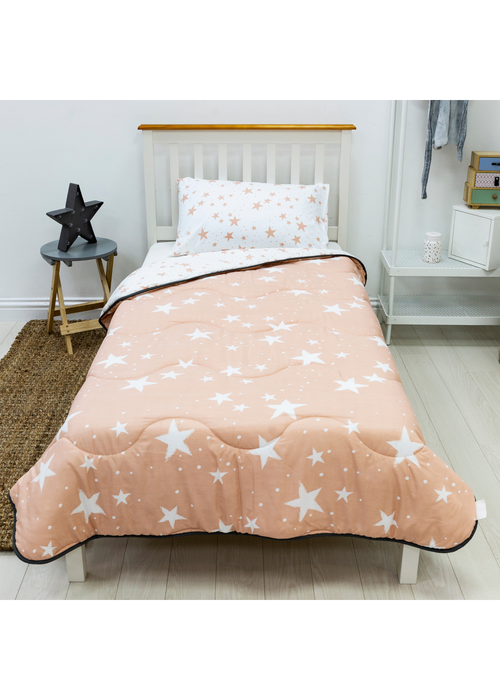 Rest Easy Sleep Better Stars Coverless Duvet Set (4.5 Tog) - Single Image 1