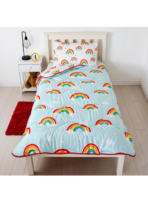 Rest Easy Sleep Better Rainbow Coverless Duvet Set (10.5 Tog) - Single Image 1