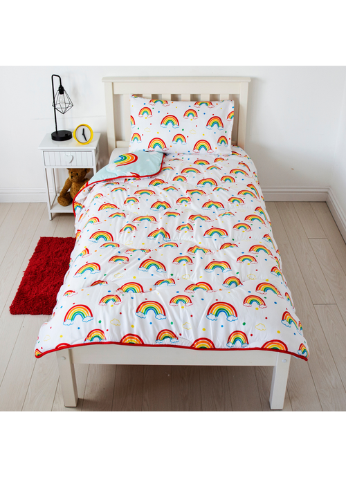 Rest Easy Sleep Better Rainbow Coverless Duvet Set (10.5 Tog) - Single Image 3