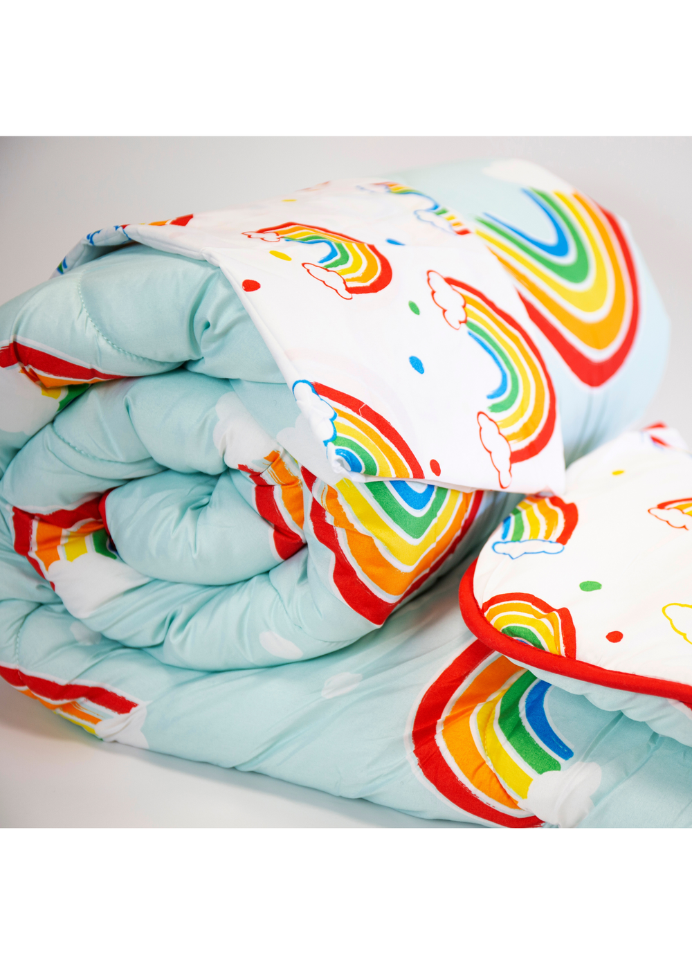 Rest Easy Sleep Better Rainbow Coverless Duvet Set (10.5 Tog) - Single Image 4