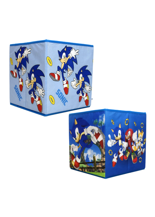 Sonic Hoop 2 Pack Storage Box (30cm x 30cm) - One Size Image 1
