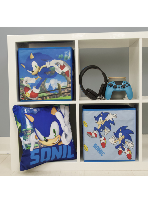 Sonic Hoop 2 Pack Storage Box (30cm x 30cm) - One Size Image 3