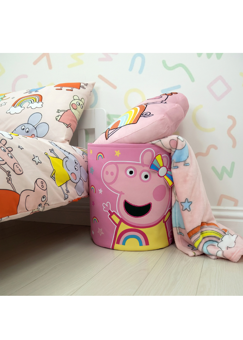 Peppa Pig Bowstar Storage Tub (38cm x 31cm) - One Size Image 2