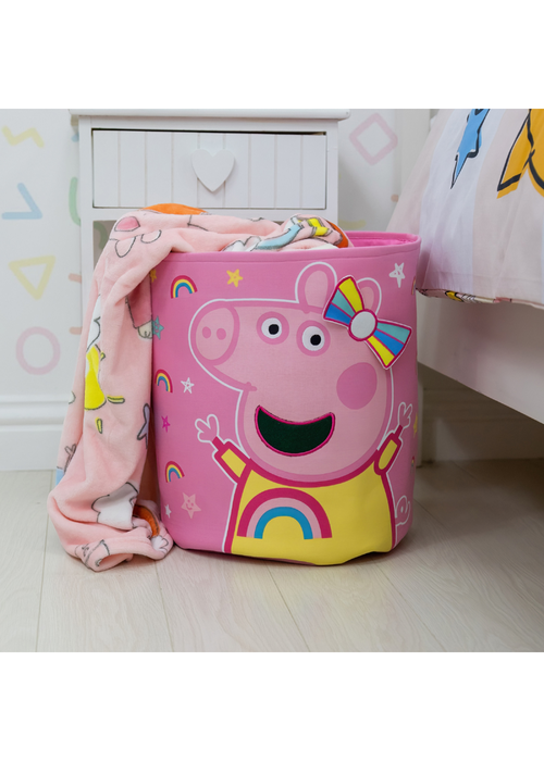 Peppa Pig Bowstar Storage Tub (38cm x 31cm) - One Size Image 1