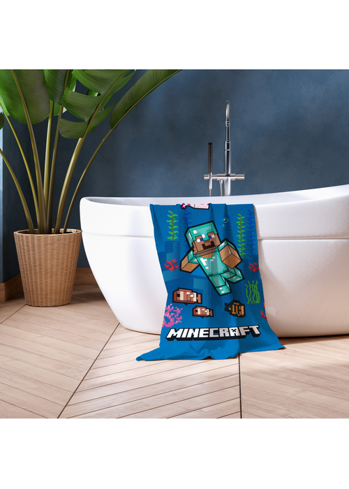 Minecraft Ocean Towel - 70 X 140 Image 3