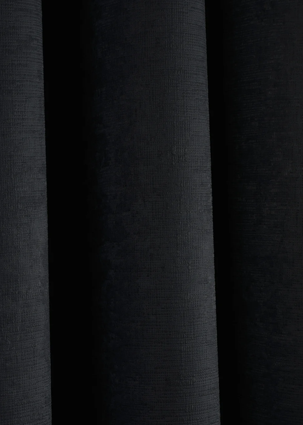 Fusion Strata Dimout Black Eyelet Curtains - 46W X 54D (116x137cm) Image 4