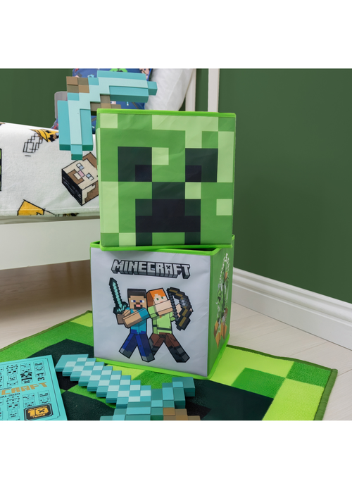 Minecraft Boombox 2 Pack Storage Box - One Size Image 1
