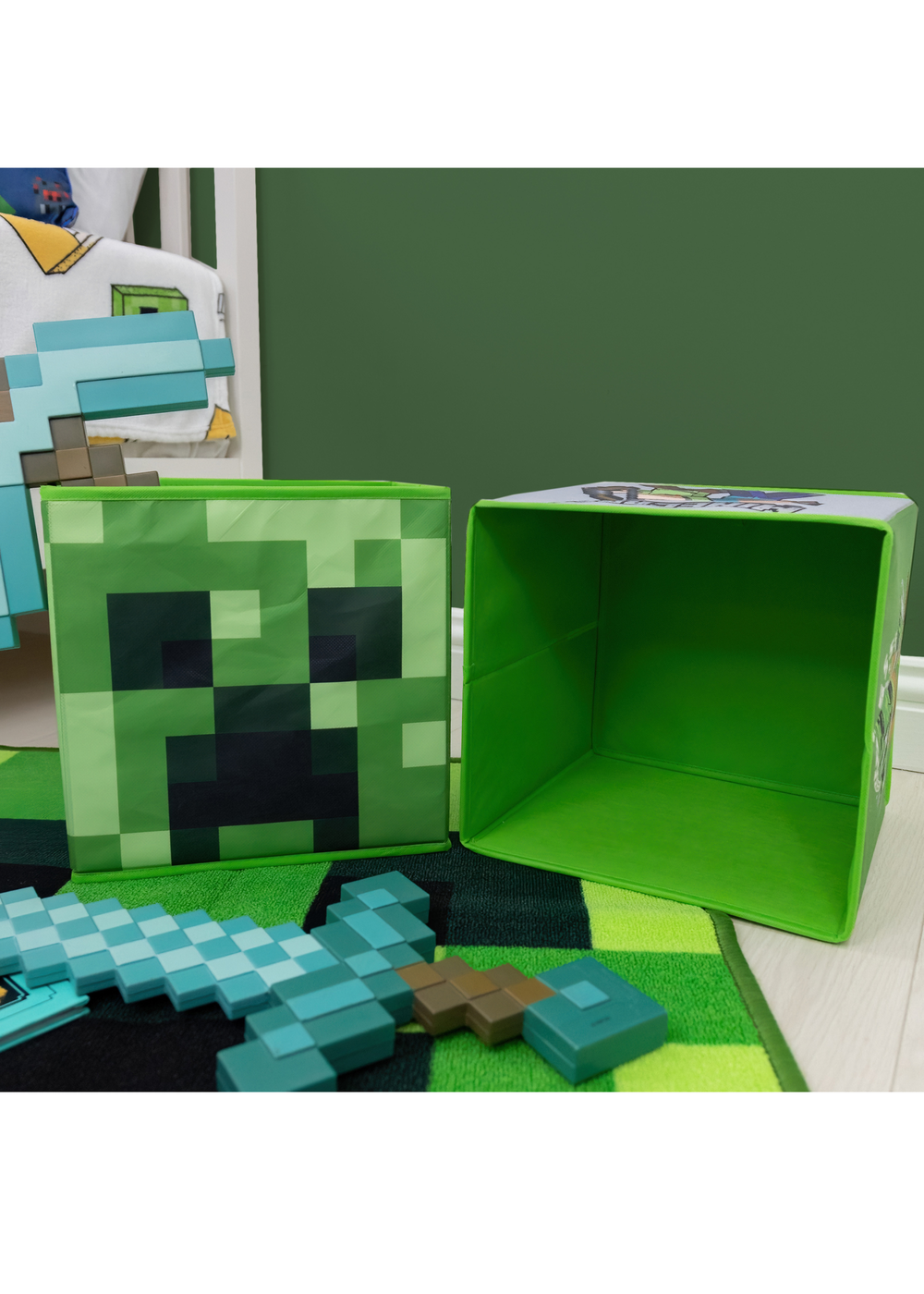 Minecraft Boombox 2 Pack Storage Box - One Size Image 2