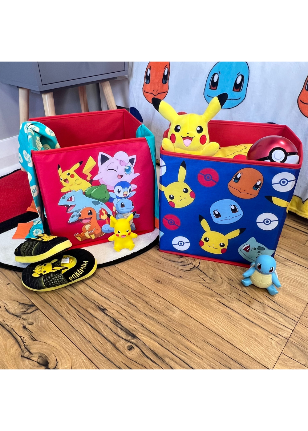 Pokemon Posse 2 Pack Storage Box (30cm x 30cm) - One Size Image 1