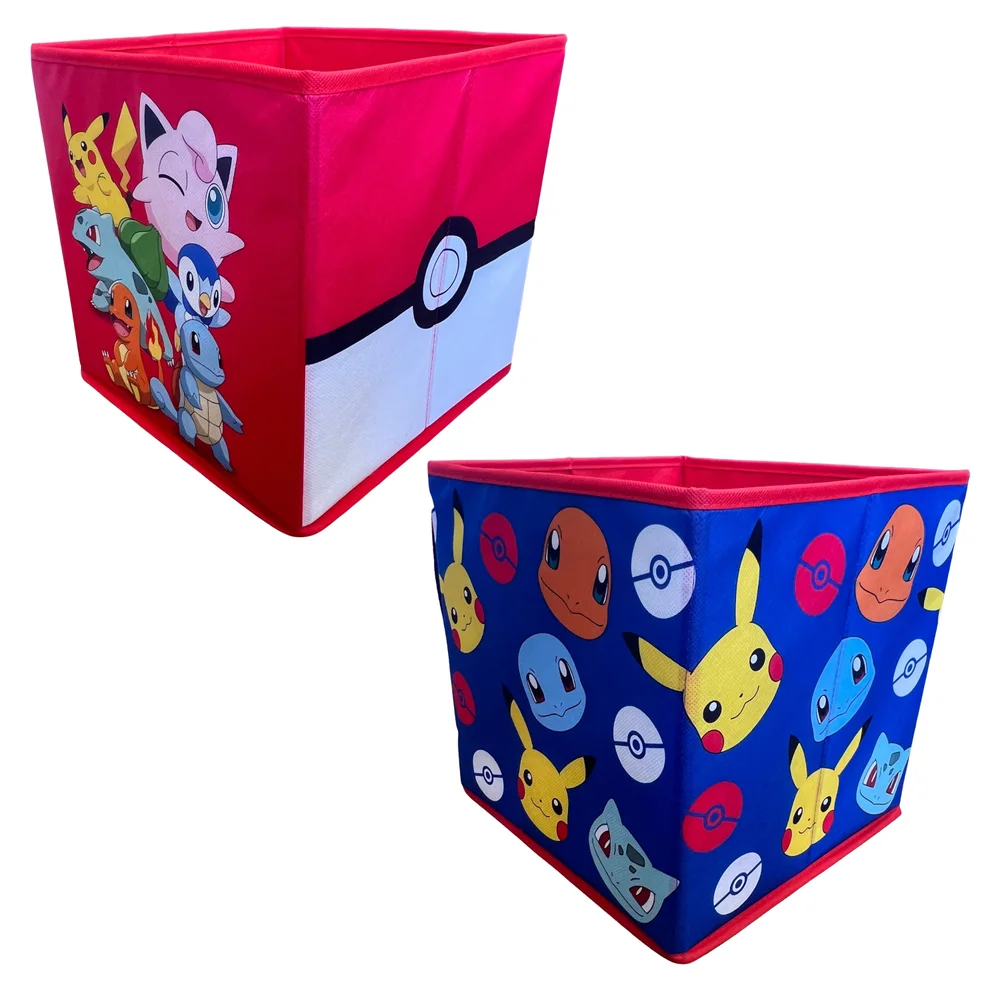 Pokemon Posse 2 Pack Storage Box (30cm x 30cm) - One Size Image 4