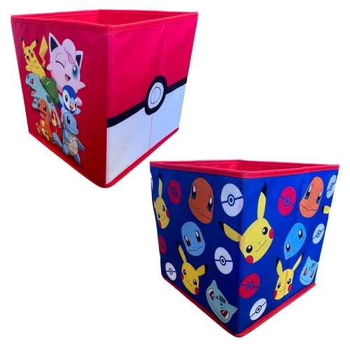 Pokemon Posse 2 Pack Storage Box (30cm x 30cm) - One Size Image 4