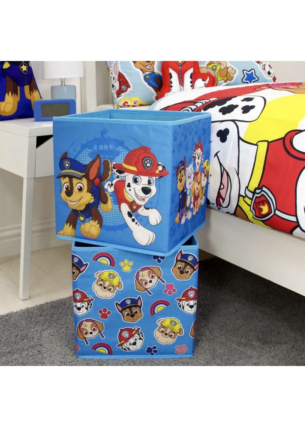 Paw Patrol Tower 2 Pack Storage Box (30cm x 30cm) - One Size Image 1