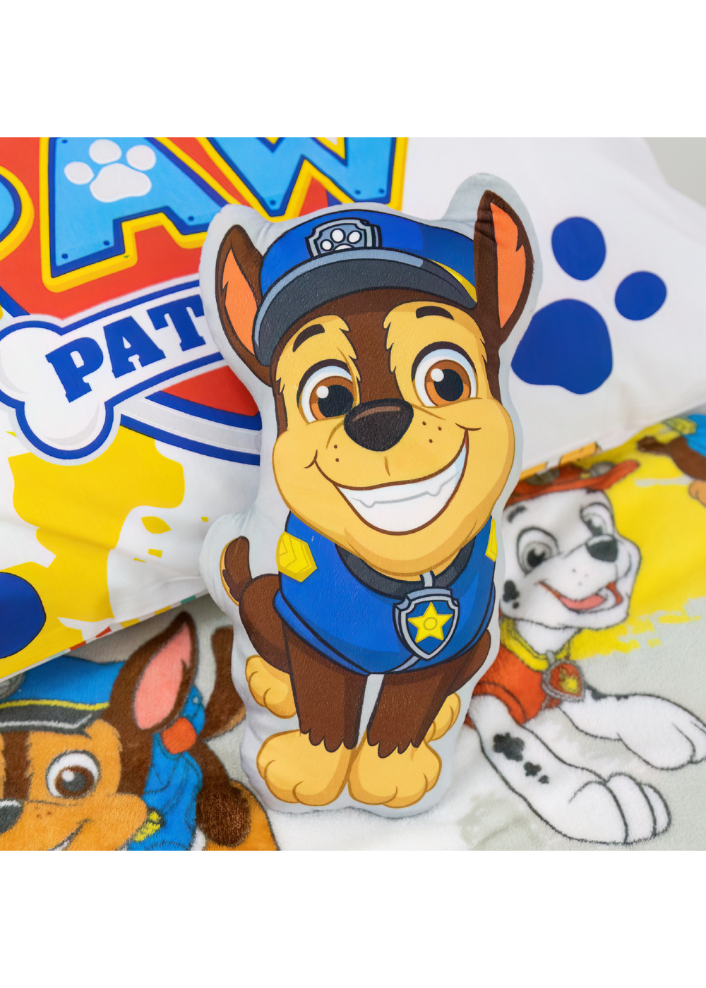 Paw Patrol Grin Shaped Cushion (40cm x 25cm) - One Size Image 1