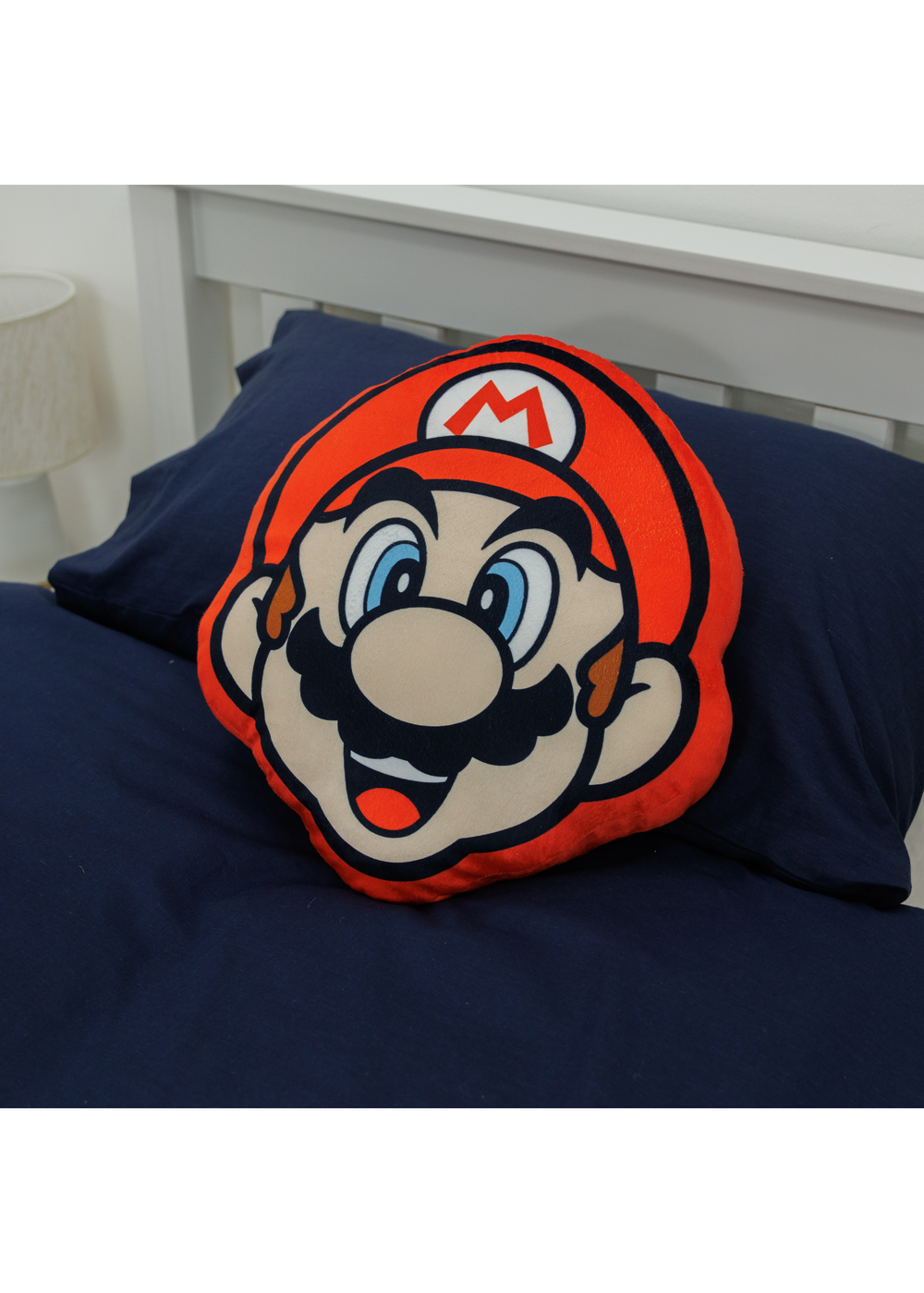 Super Mario Stack Shaped Cushion (40cm x 40cm) - One Size Image 1