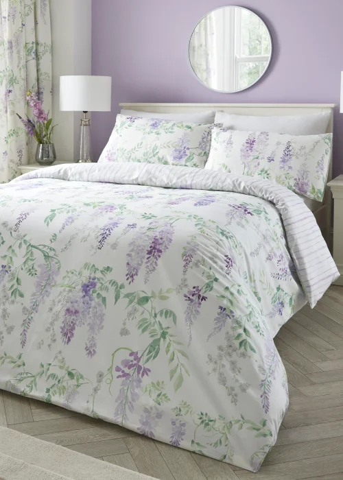Dreams & Drapes Wisteria Duvet Set - Single Image 1