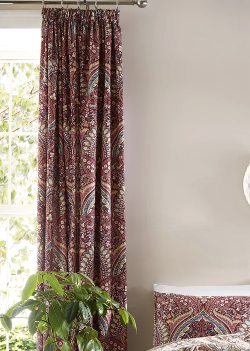 Dreams & Drapes Palais Multi Pencil Pleat Curtains With Tie-Backs - 66W X 72D (168x183cm) Image 3