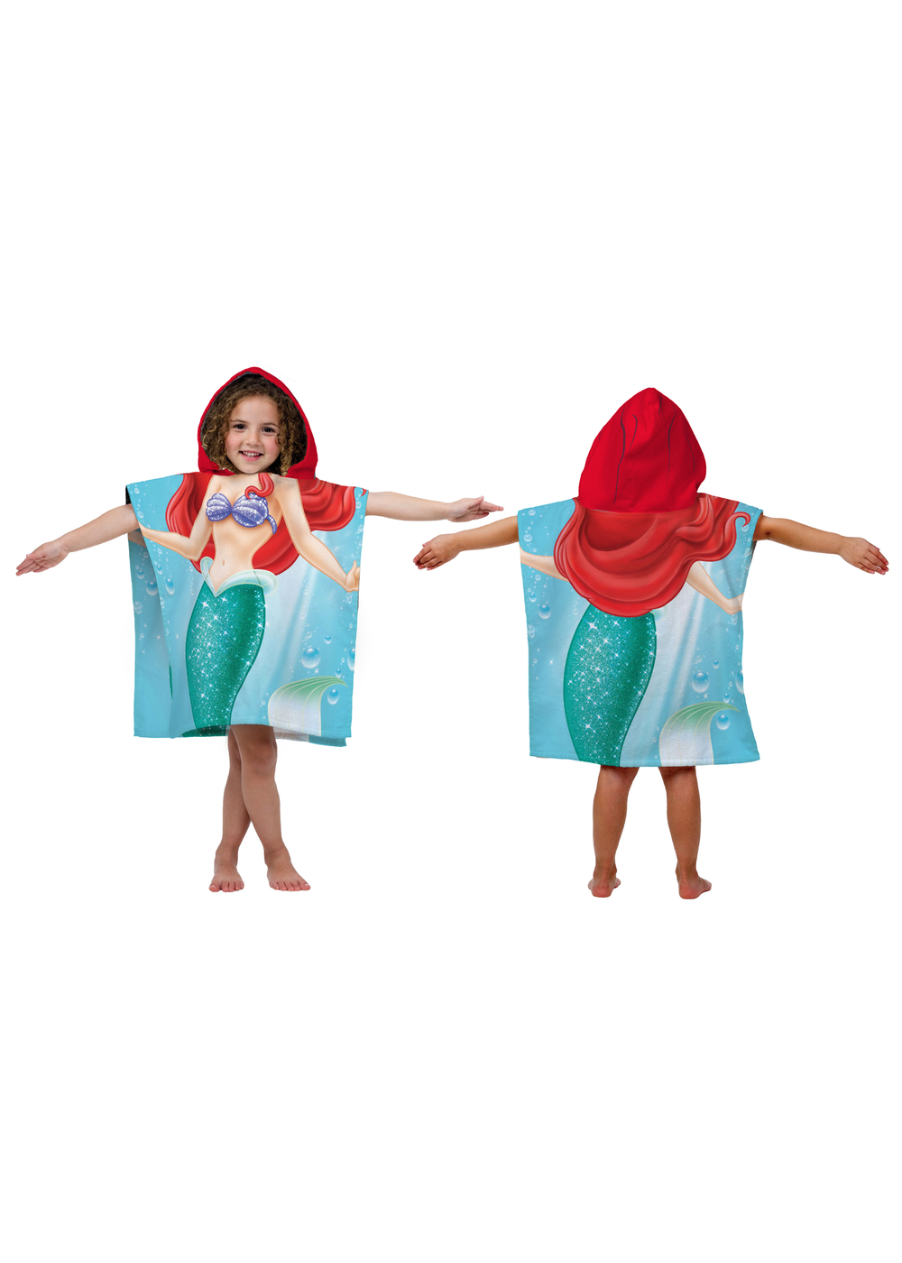 Disney Ariel Towel Poncho - One Size Image 2
