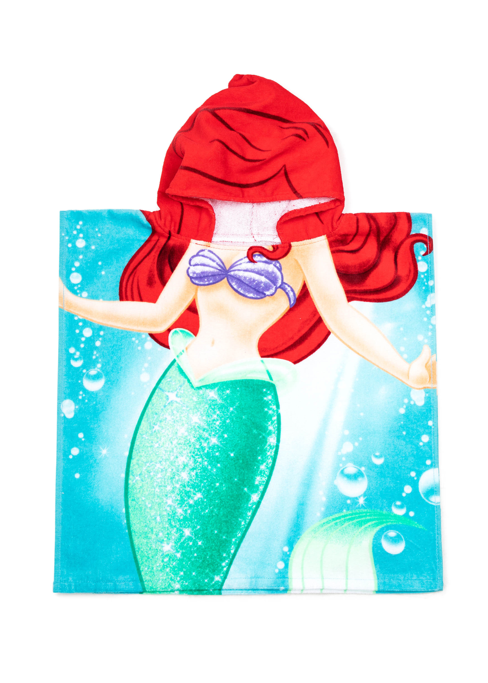 Disney Ariel Towel Poncho - One Size Image 1