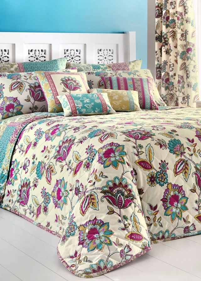 Dreams & Drapes Marinelli Blue Bedspread