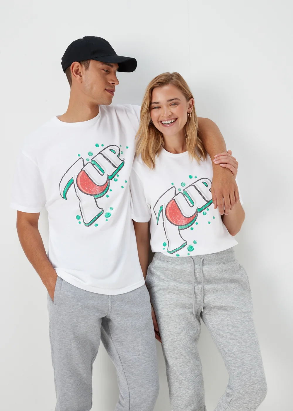 White 7 Up T-Shirt - Small Image 1