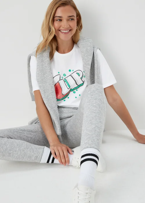 White 7 Up T-Shirt - Small Image 3